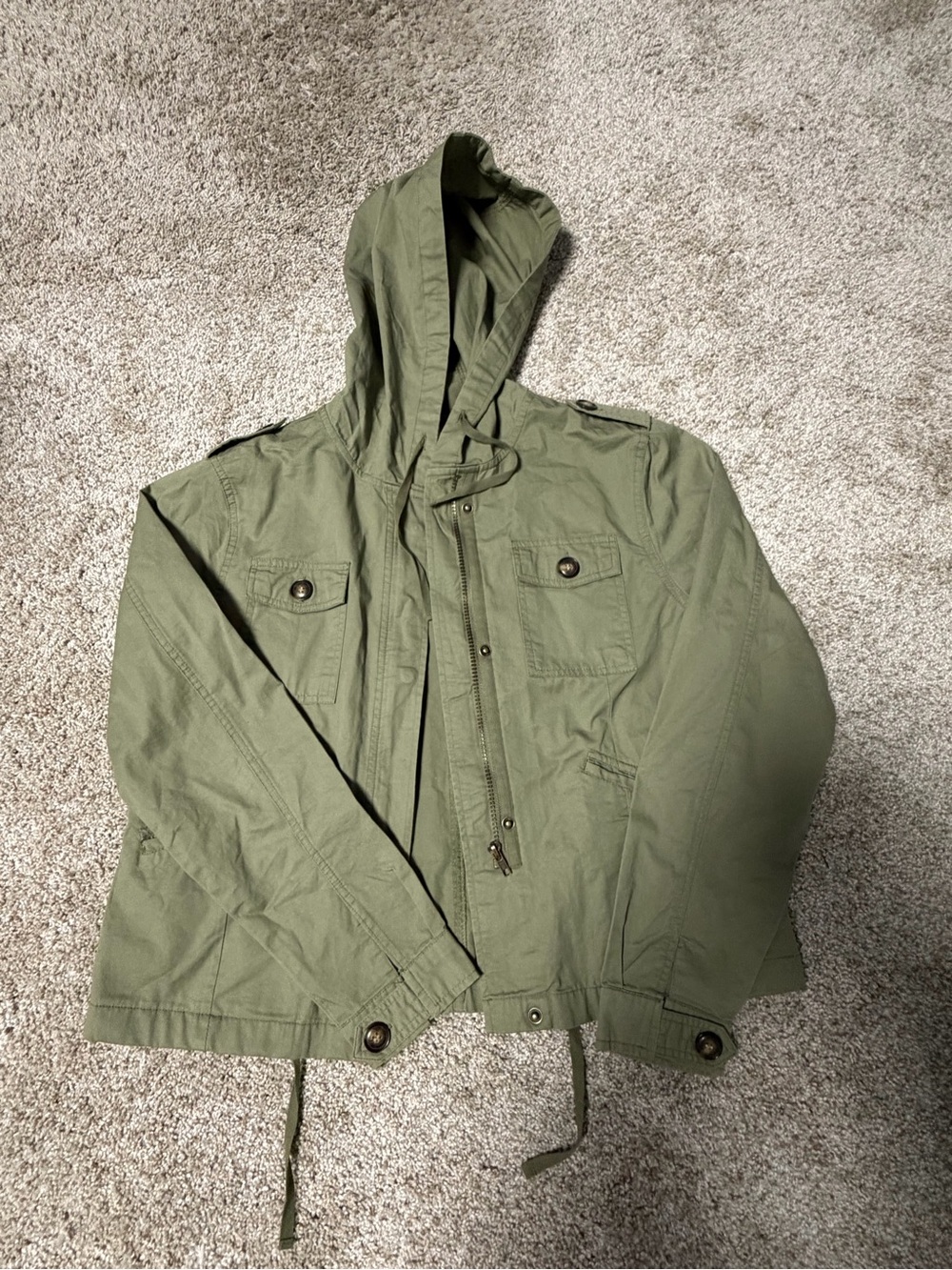 Women’s Hooded - Olive Green
